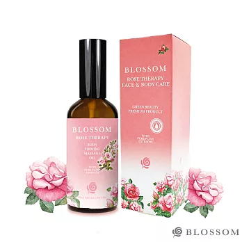 BLOSSOM玫瑰植萃勻體曲線緊緻修護按摩油(100ML/瓶)