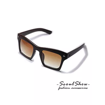 【Seoul Show】經典絕世單色色調太陽眼鏡(5224-咖啡)