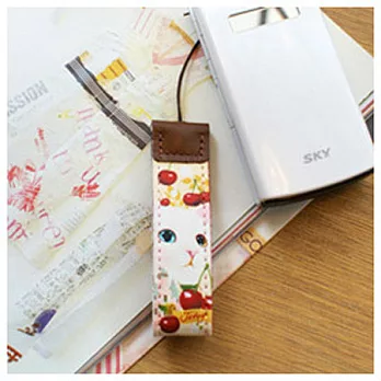 JETOY,MORYS 甜蜜貓手機吊飾_red