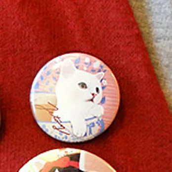 Jetoy,Choo choo 甜蜜貓胸針(S)_Cocoa