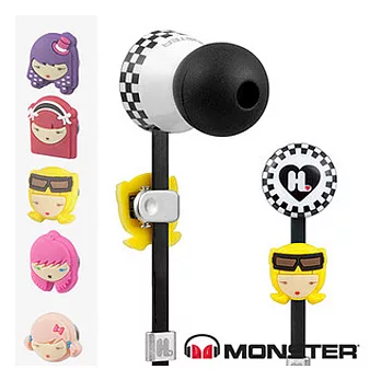 Monster Harajuku Lovers Wicked Style In-Ear Headphone黃色