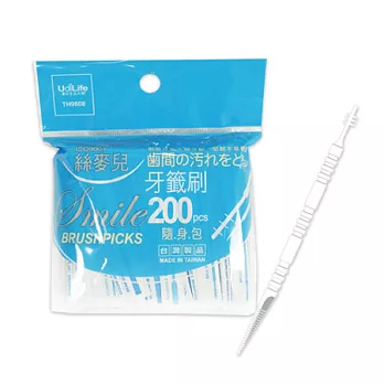 UdiLife 絲麥兒牙籤刷單支裝/200支