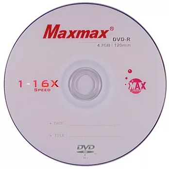 Maxmax 國碩 16X DVD-R 小魚版 (50片)