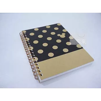 米奇點點線圈本-黑