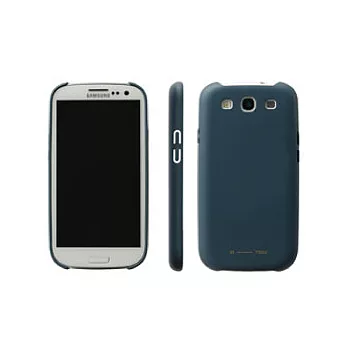 韓11+ Samsung Galaxy S3 i9300 防滑手機殼 保護殼_湛海藍 (林果創意 LinGo)湛海藍
