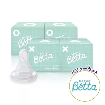 日本Dr. Betta Jewel 圓孔替換奶嘴組(一盒兩個)