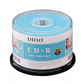 DIOO 海洋版 52X CD-R 50片桶