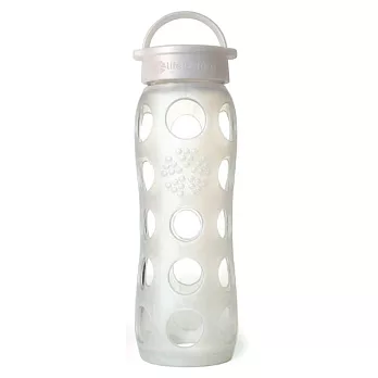 美國唯樂Lifefactory 繽紛彩色玻璃水瓶650ml白色