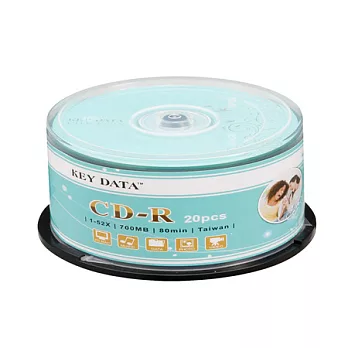 KEY DATA 花藤 52X CD-R 20片桶