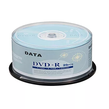 DATA 16X DVD+R 20片桶裝