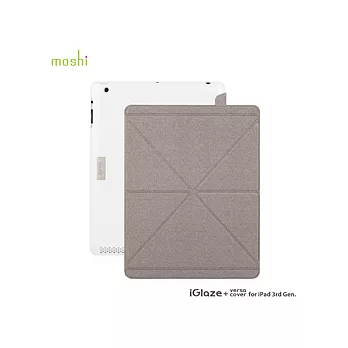 moshi iGlaze with VersaCover 輕薄防刮多角度前後保護套 白