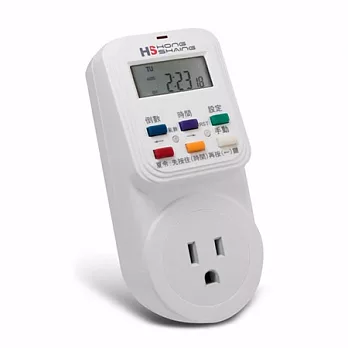 第二代 多功能電子式單插座定時器 (TIMER-20-1)白色