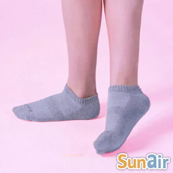 sunair 第三代健康除臭襪 標準型運動船襪 (灰)
