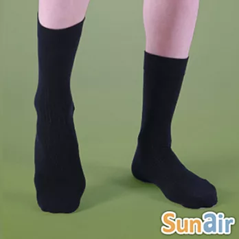 sunair 第三代健康除臭襪 時尚紳士襪 (黑)