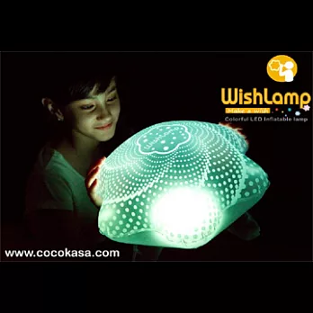 COCOKASA Wish Lamp-幻彩充氣LED萬用燈半透明白色