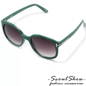 【Seoul Show】經典復古款 漸層色調太陽眼鏡(8065 綠色)