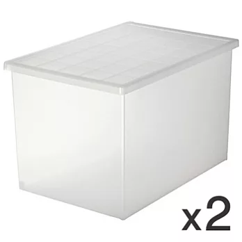 [MUJI 無印良品]PP搬運箱/深/2入