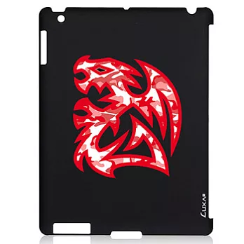 LUXA2 Tough+ new iPad硬殼(鬥龍系列黑色)黑色