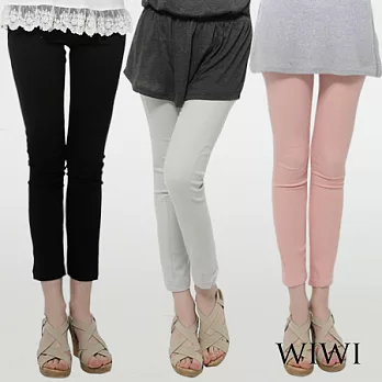 【WIWI】雙側立體鉚釘後口袋卡其鉛筆褲(共三色M~XL)XL灰