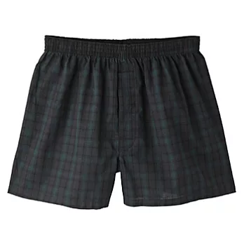 [MUJI 無印良品]男棉布帛平口內褲S窗格