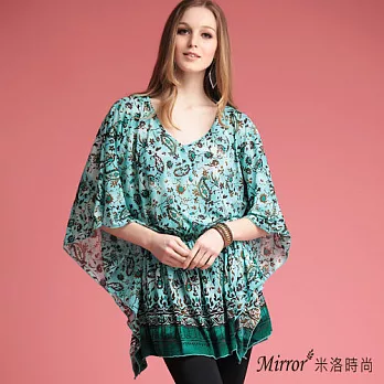 【Mirror米洛時尚】波希米亞風寬版罩衫MIT台灣製造S波希米亞風寬版罩衫MIT台灣製造