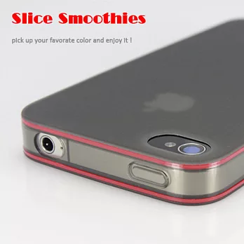 Pinlo 繽紛冰沙DIY系列iphone4/4S 手機保護殼(時尚黑)