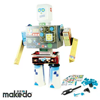 澳洲 makedo 美度扣 - 引導創意【機器人學習款】33 pcs 小配件