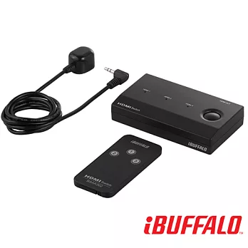 Buffalo 1080p HDMI 切換器 (3 port)-附遙控器