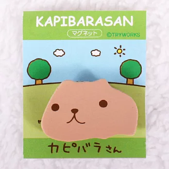 Kapibarasan 水豚君草原系列造型吸鐵(共六款)水豚君