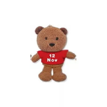 365繽紛熊(生日熊)-Bear of Color11月12日-紅色T恤