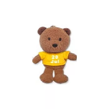365繽紛熊(生日熊)-Bear of Color7月28日-澄黃色T恤