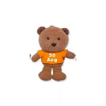 365繽紛熊(生日熊)-Bear of Color8月30日-橘色T恤