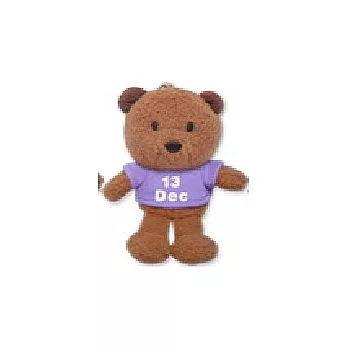 365繽紛熊(生日熊)-Bear of Color12月13日-紫色T恤