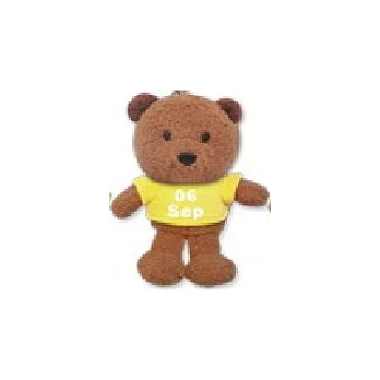 365繽紛熊(生日熊)-Bear of Color9月6日-鵝黃色T恤