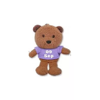 365繽紛熊(生日熊)-Bear of Color9月9日-紫色T恤
