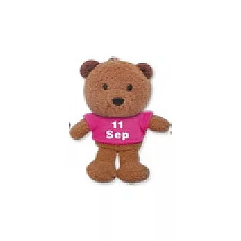 365繽紛熊(生日熊)-Bear of Color9月11日-桃紅色T恤