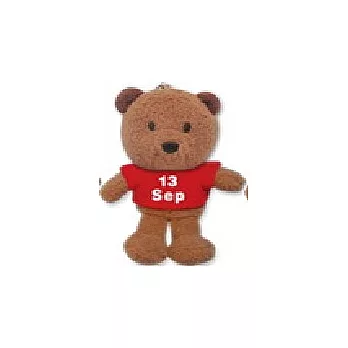 365繽紛熊(生日熊)-Bear of Color9月13日-紅色T恤