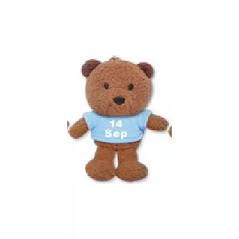 365繽紛熊(生日熊)-Bear of Color9月14日-水藍色T恤