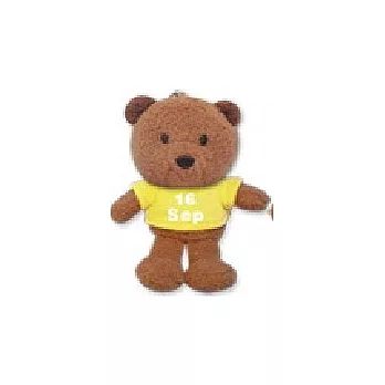 365繽紛熊(生日熊)-Bear of Color9月16日-鵝黃色T恤