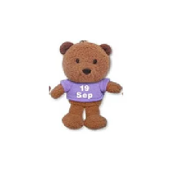 365繽紛熊(生日熊)-Bear of Color9月19日-紫色T恤