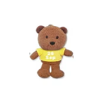 365繽紛熊(生日熊)-Bear of Color9月26日-鵝黃色T恤