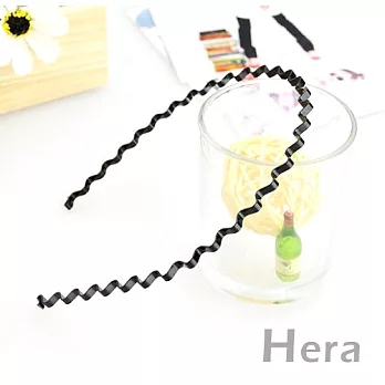 【Hera】日韓百搭線條波浪造型髮箍(時尚黑)