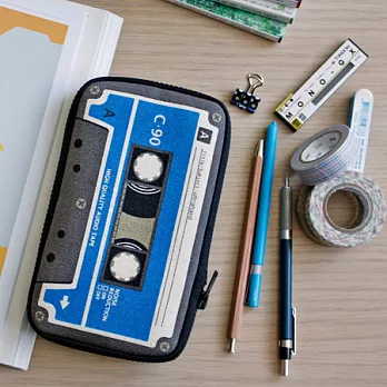 ultrahard Lab Series 筆袋/收納包系列﹣卡帶人生(復古藍)