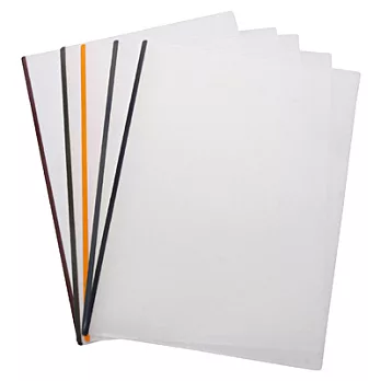 [MUJI 無印良品]PP透明資料袋/5色入