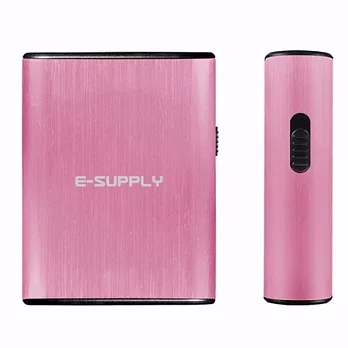 E-SUPPLY 粉彩精靈 高容量行動電源 5000mAh粉紅