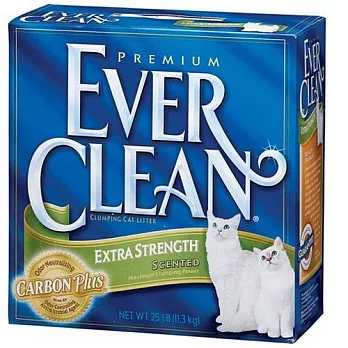 藍鑽 EVER CLEAN-低過敏結塊貓砂（綠標）25LB