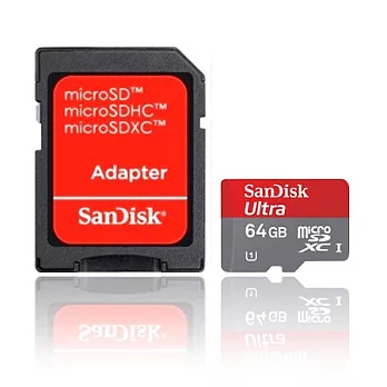 SanDisk 64GB Mobile Ultra microSDXC Class10 UHS-I 30MB/s -公司貨