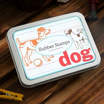 Cavallini_Rubber Stamp印章組(狗)