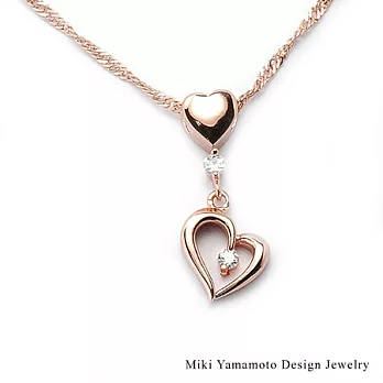 【山本美樹】幸福樂章 奧地利水晶項鍊(玫瑰金)