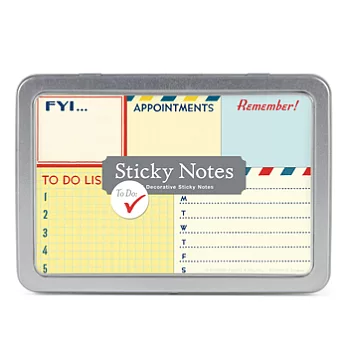 Cavallini_Sticky Notes自黏貼組(待辦事項)